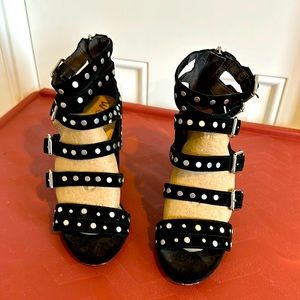 Sam Edelman suede sandals with 3” heel